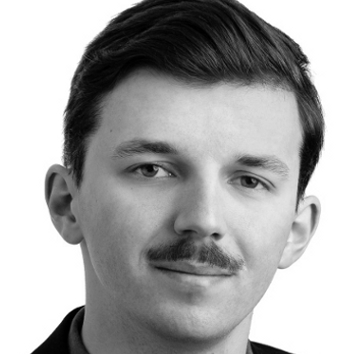 Foto von Michael Frisch in schwarz-weiß