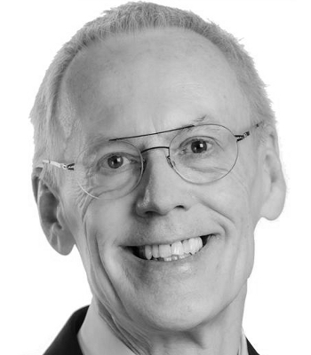 Foto von Rudolf Vogl in schwarz-weiß